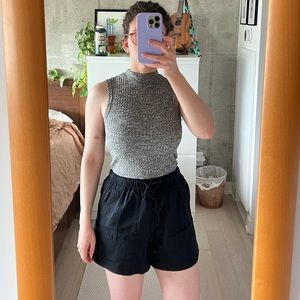 Frank & Oak knit mock neck tank